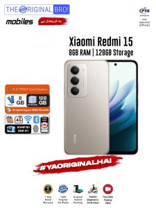 Redmi 15 - 8GB RAM - 128GB Storage - Easy Monthly Installments - PTA Approved - 1 Year Official Warranty - The Original Bro Mobiles - TOB70